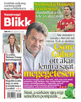 Cover of Vasárnapi Blikk