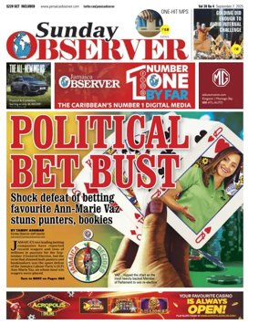 Cover of Daily Observer (Jamaica)
