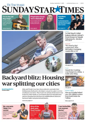 Cover of Sunday Star-Times