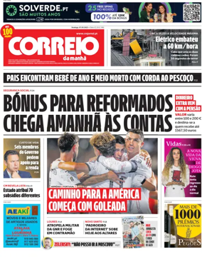 Cover of Correio da Manhã Weekend