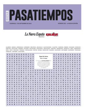 Cover of Pasatiempos | La Nueva España