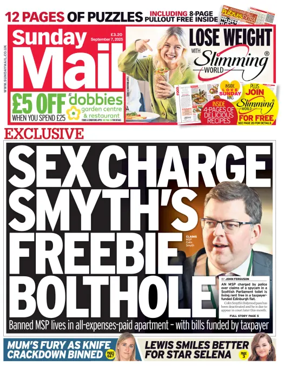 Cover of Sunday Mail (UK)