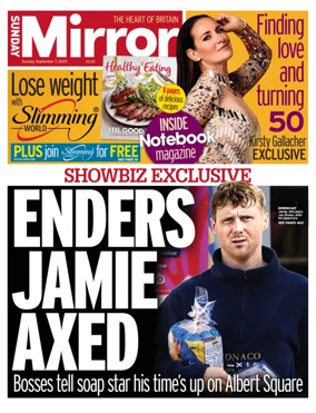 Cover of Sunday Mirror