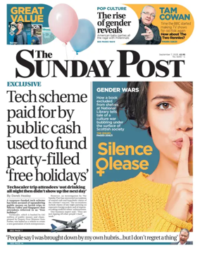 Cover of The Sunday Post (Central Edition)