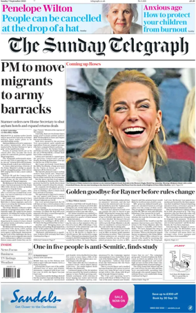 Cover of The Sunday Telegraph