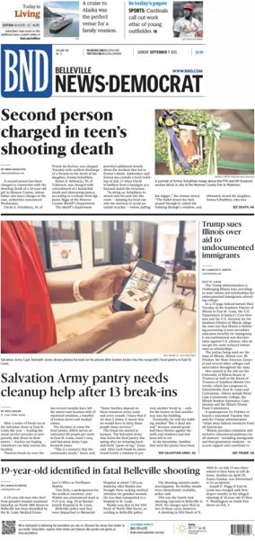 Cover of Belleville News-Democrat (Sunday)