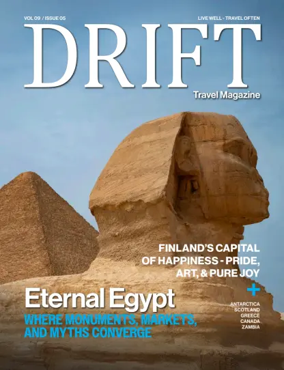 Cover of DRIFT Travel magazine