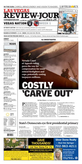 Cover of Las Vegas Review-Journal (Sunday)