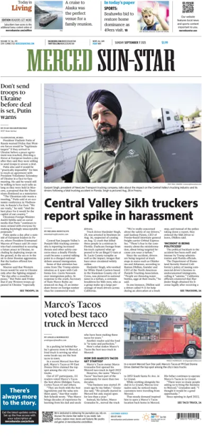 Cover of Merced Sun-Star (Saturday)