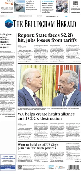 Cover of The Bellingham Herald (Sunday)