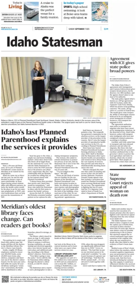 Cover of The Idaho Statesman (Sunday)