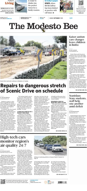 Cover of The Modesto Bee (Sunday)