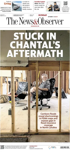 Cover of The News & Observer (Sunday)