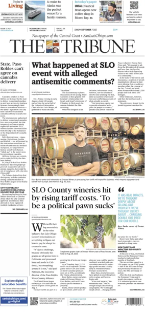 Cover of The Tribune (SLO) (Sunday)