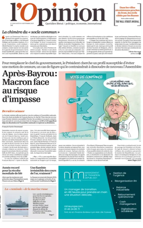 Cover of L'Opinion