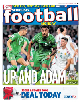 Cover of Irish Daily Star - Fanatic