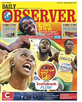 Cover of Daily Observer (Jamaica)