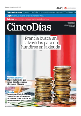 Cover of Cinco Dias