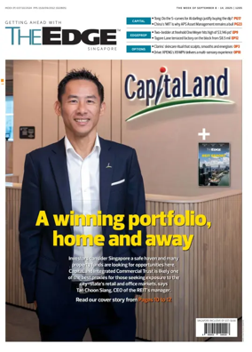 Cover of The Edge Singapore