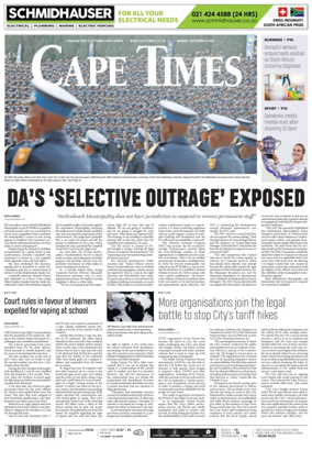 Cover of Cape Times