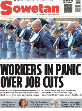 Cover of Sowetan