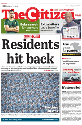 Cover of The Citizen (KZN)