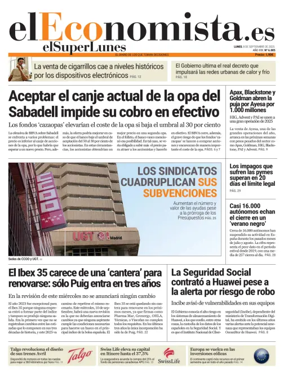 Cover of El Economista