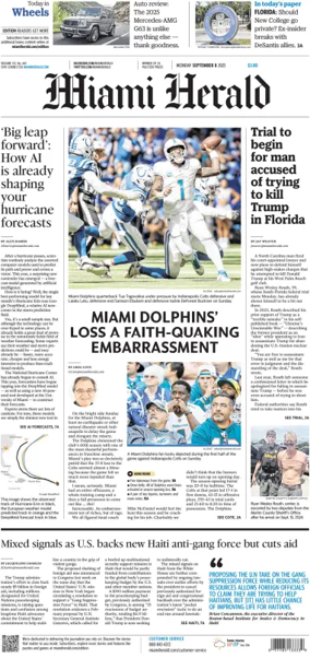 Cover of Miami Herald