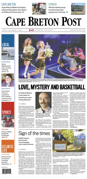 Cover of Cape Breton Post