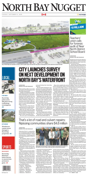 Cover of North Bay Nugget