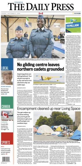 Cover of The Daily Press (Timmins)