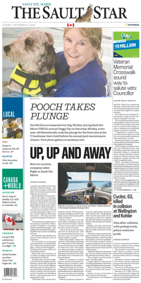 Cover of The Sault Star