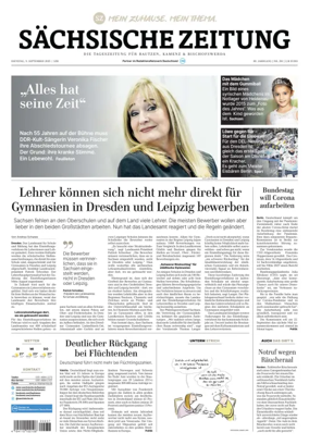Cover of Sächsische Zeitung (Bautzen- Bischofswerda)