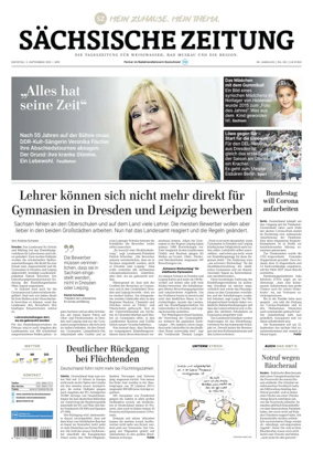 Cover of Sächsische Zeitung (Weißwasser)