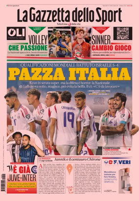 Cover of La Gazzetta dello Sport - Bologna