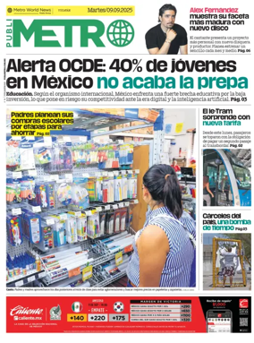 Cover of Publimetro Quintana Roo