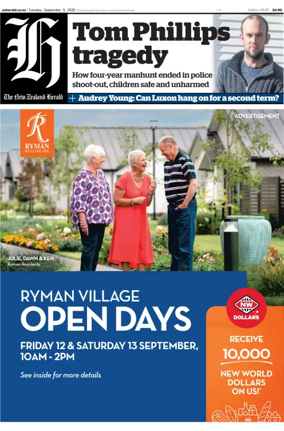 Cover of The New Zealand Herald