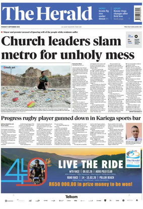 Cover of The Herald (South Africa)