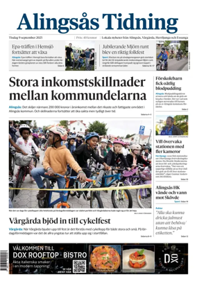 Cover of Alingsås Tidning