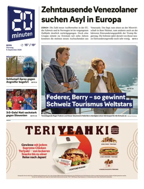Cover of 20 Minuten - Bern