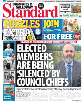Cover of Dumfries & Galloway Standard