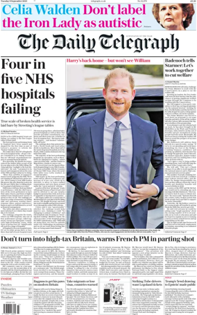 Cover of The Daily Telegraph