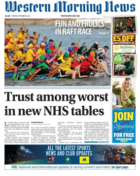 Cover of Western Morning News