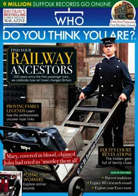 Cover of Who Do You Think You Are? Magazine