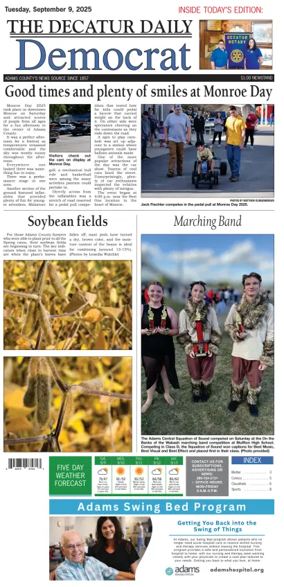 Cover of The Decatur Daily Democrat