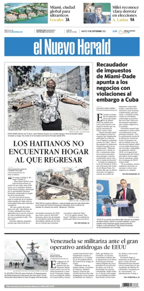 Cover of El Nuevo Herald