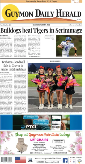 Cover of Guymon Daily Herald