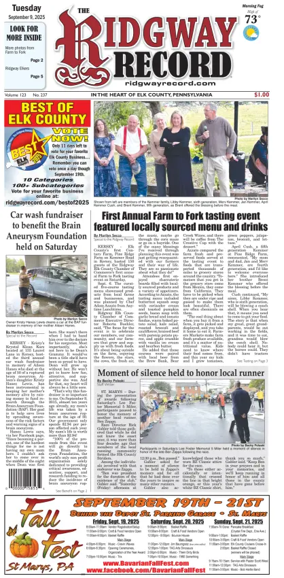 Cover of Ridgway Record