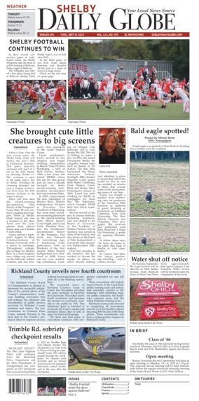 Cover of Shelby Daily Globe