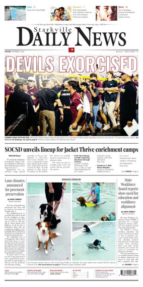 Cover of Starkville Daily News